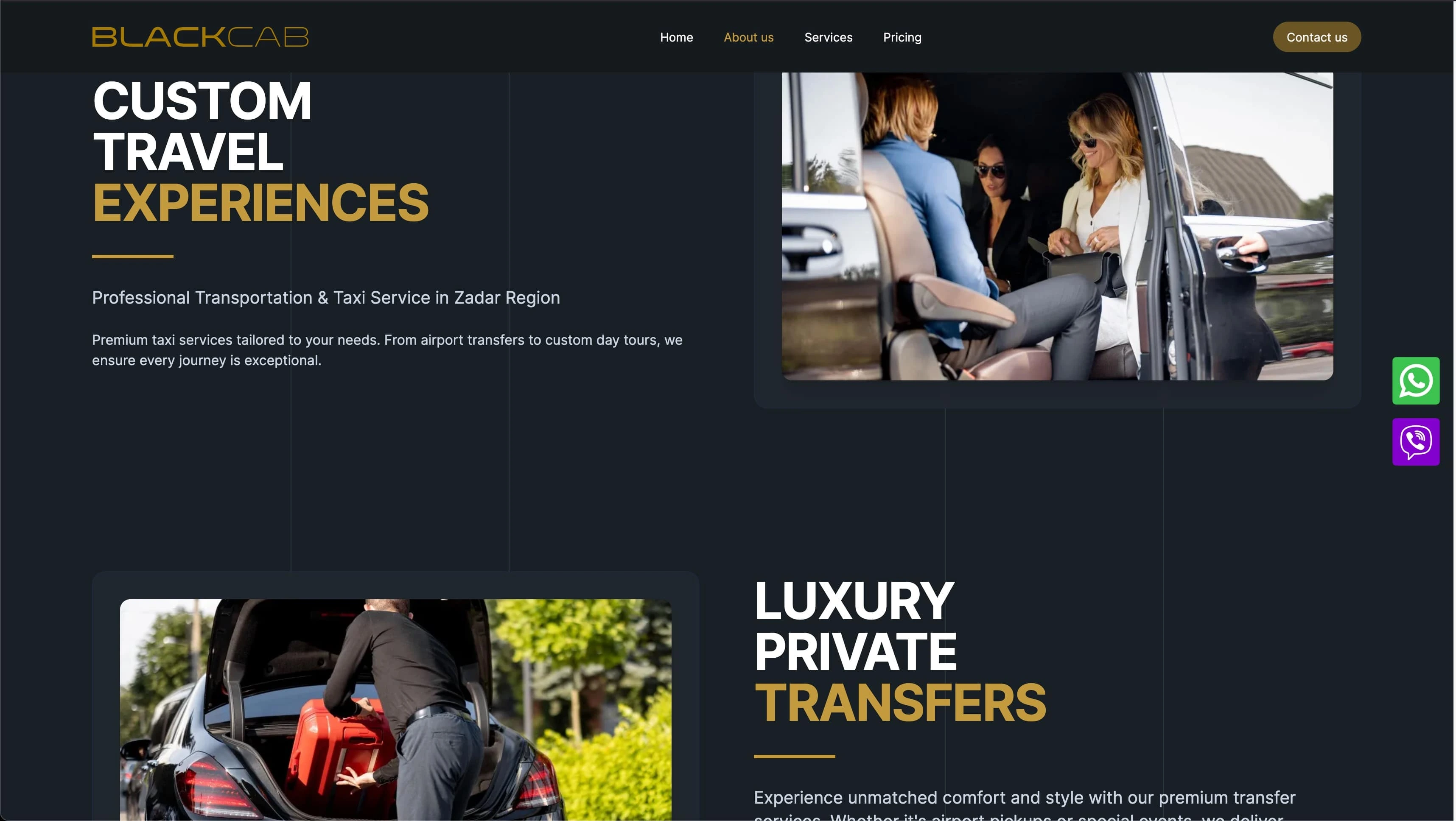 Transfer Black Cab – Airport Transfers and Taxi Services in Zadar gallery image 2