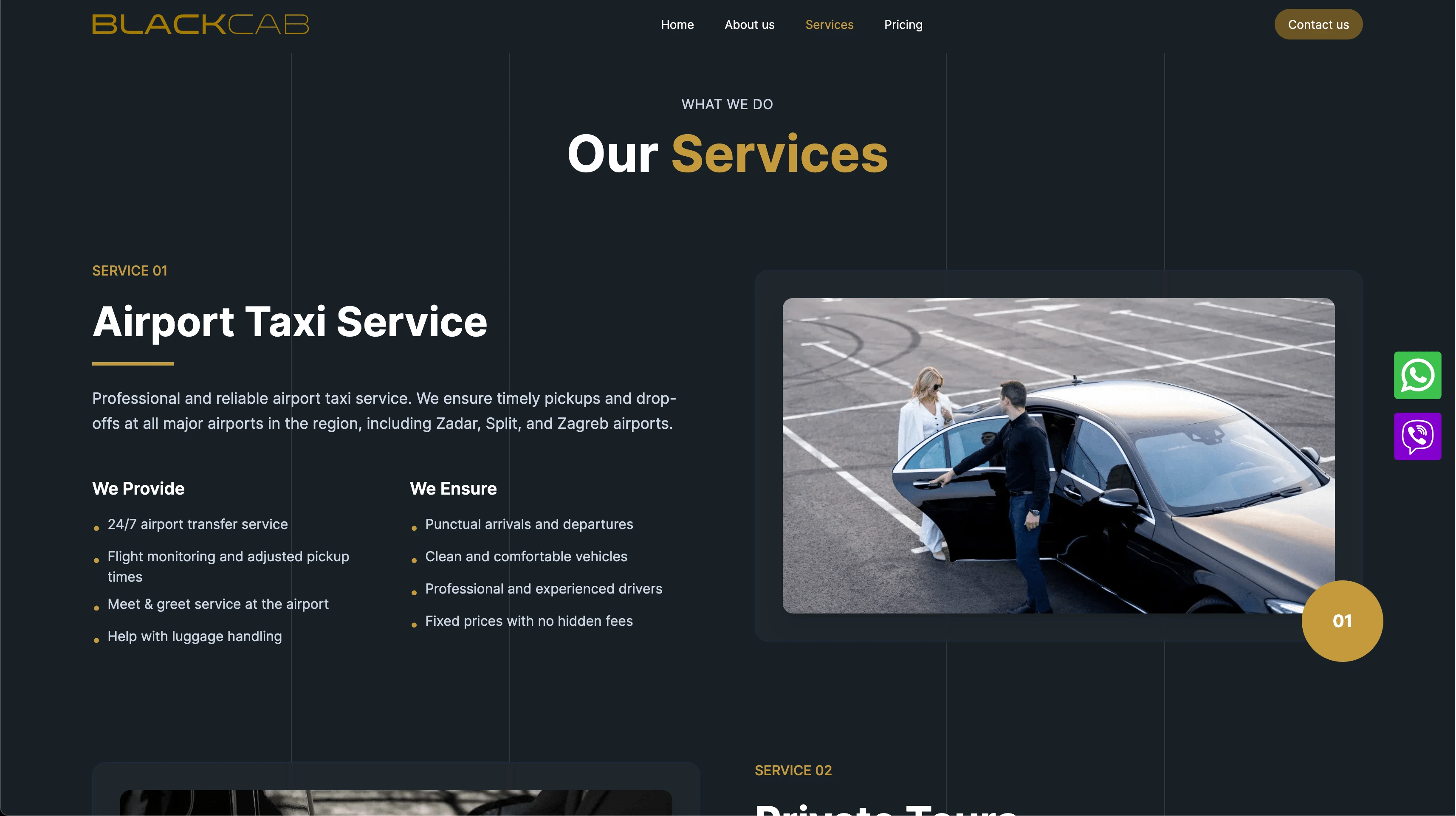 Transfer Black Cab – Airport Transfers and Taxi Services in Zadar gallery image 3