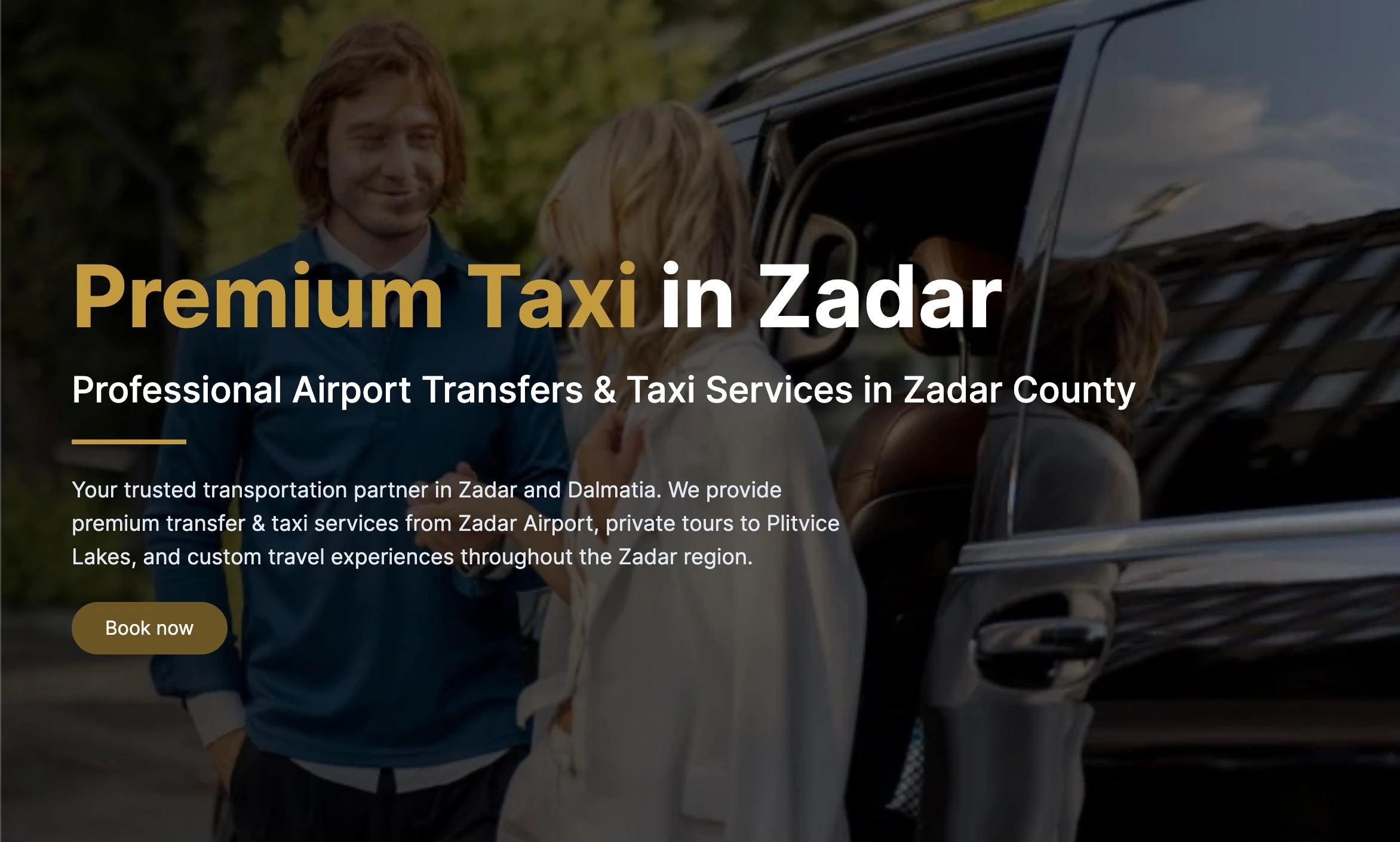 Transfer Black Cab – Airport Transfers and Taxi Services in Zadar preview